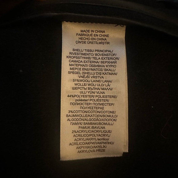 New! Ralph Lauren Fringe Buckle Wrap Black Coat Plus Size 14 - Picture 8 of 14